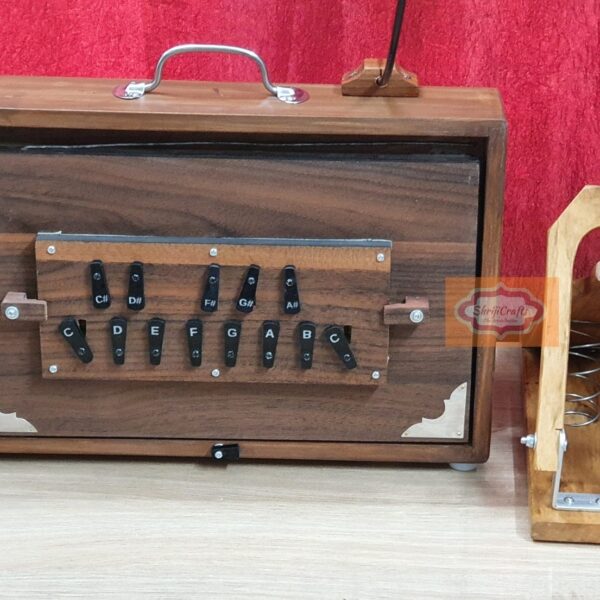 Handmade Indian Shruti Box Wood/Ply C3-C4 440Hz/432Hz 15x10x3 Sur Peti Instrument With/Without Pedal - Shriji