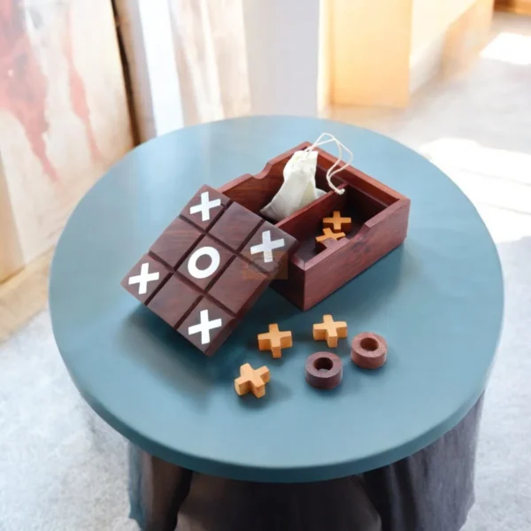 ShrijiCrafts Tic Tac Toe & Solitaire Set