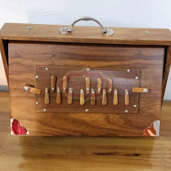 Shrijicrafts Sur Peti – Teak, 440Hz/432Hz, 13 Keys