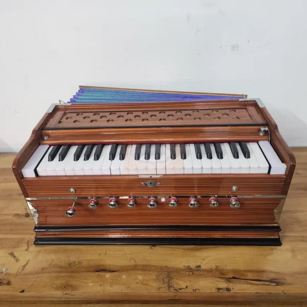 ShrijiCraft Classic Harmonium – 3.5 Octave, Coupler, Dual Tuning