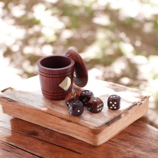 ShrijiCrafts Handmade 5-Dice Game Set