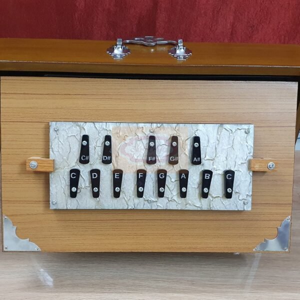 Handmade Indian Shruti Box C3-C4 Tuned 440Hz/432Hz 15x10x3” Wood & Ply Sur Peti Musical Instrument w/ or w/o Pedal