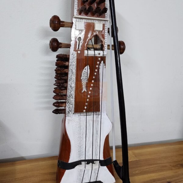 Shriji Handcarved Kalawati Sarangi Traditional Indian String Instrument for Live Play, Professional Quality